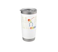 Atrévete a ser tú mismo Lindo Orgullo LGBT Atrévete a ser tú mismo Vaso térmico de acero inoxidable de doble pared