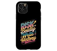 Atrévete al Riesgo Escribir Historia Motivo Carcasa para iPhone 11 Pro