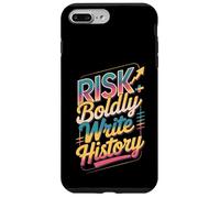 Atrévete al Riesgo Escribir Historia Motivo Carcasa para iPhone 7 Plus/8 Plus