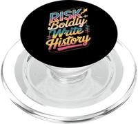 Atrévete al Riesgo Escribir Historia Motivo PopSockets PopGrip para MagSafe
