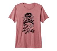 Atrevida, Fuerte y Bonita, Correr en el Barro para niñas, Gimnasio, Bienestar, Hermanas, mamá Camiseta Premium