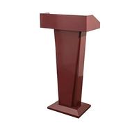 Atril acrílico portátil, altura ajustable, 118 cm, podio de hierro para iglesias, conferencias y eventos, elegante púlpito de escritorio de recepción (C 60 x 45 x 118 cm)