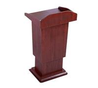 Atril, Atril con Ruedas, Púlpito para Iglesias con Almacenamiento Y Ruedas, Atriles Y Podios, Atril De Madera para Iglesias, Seminarios Y Escuelas(Red,70 * 50 * 100cm)