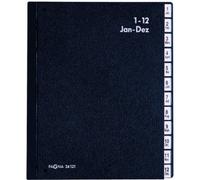 Atril carpeta Pagna 1 - 12/Jan.De Diciembre. vorordner etiqueta 24121 Negro