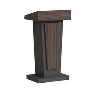 Atril con Ruedas Bloqueables, Púlpito con Base Robusta De Madera Y Amplio Espacio De Almacenamiento, Atriles Y Podios para Iglesias, Conferencias Y Bodas