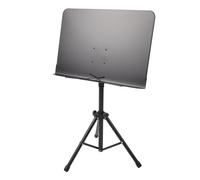 Atril de ABS y Metal Robusto Atril para Orquesta Altura Ajustable Multifuncional para Directores (BLACK)