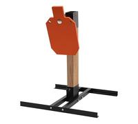 Atril de acero, juego de disparos de 7 pulgadas x 12 pulgadas, 2 x 4, grosor máximo 3/8, sin varilla de madera AR500 (naranja)