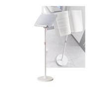 Atril de lectura multiusos, expositor de partituras, atril ajustable en altura, for hojas, recetas e imágenes.(White)