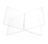 Atril de Libros en Forma de X de Acrílico Transparente