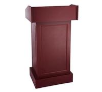 Atril de madera con cajón y almacenamiento para iglesias y conferencias