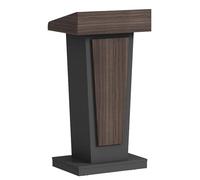 Atril de madera con ruedas, atriles y podios móviles profesionales con almacenamiento, atril portátil for iglesias, oficinas, aulas, conferencias y auditorios.(A)