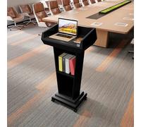 Atril de Madera móvil con Ruedas y Superficie Resistente a los arañazos, Ideal para Iglesias, Bodas, aulas y conferencias.