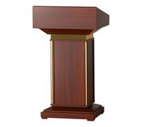 Atril de madera para presentaciones, iglesia y aula, púlpito resistente para conferencias, conferencias, bodas y discursos (Phnom Penh)