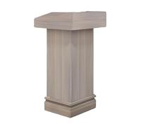 Atril De Madera, Púlpito con Base Pesada De Madera, Atril Portátil, Atril para Presentaciones En Iglesias Y Aulas