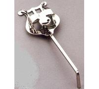 ATRIL DE MARCHA TROMPETA - Obrac (1203) Niquelado Curvado