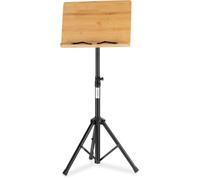 Atril de Mesa Classic Cantabile OSW-125 de Bambú - Superficie 38,7x26,3 cm - Soporte para libro, smartphone, tablet - Ángulo ajustable en 5 posiciones.