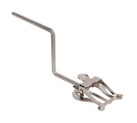 Atril de música de marcha |Soporte de Hierro Plateado para Saxofón Alto/Trompeta/Flauta |Atriles de música plegables portátiles ligeros (B)