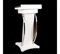 Atril de pie de madera maciza para leer, hablar y uso en recepción