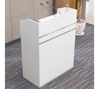 Atril de pie, podio de suelo, mostrador de recepción con espacio de almacenamiento, púlpito de madera, atril de lectura, púlpito for conferencias, oficinas, escuelas y restaurantes.(A,80x40cm(31.49x15