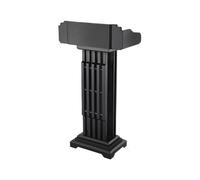 Atril de profesor Plataforma de presentación/anfitrión lanzamiento acero inoxidable Recepción del hotel Mostrador bienvenida Púlpito portátil