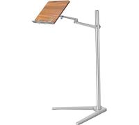 Atril de Suelo para Lectura de Libros, Altura y ángulo Ajustables, con Base de aleación de Aluminio en Forma de V, para Libros de Texto, Libros de música, tabletas, Recetas de Cocina