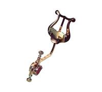 Atril marcha corneta con argolla codo de tubería