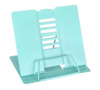 Atril Metálico para Libros, con 6 Alturas Ajustables para Leer, Estante Lectura de Metal Multifuncional, Soporte de Lectura de Metal Plegable, para Tableta Música Libro de Recetas Cocina Oficina(verd)