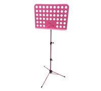 Atril Musica Atril De Música Portátil De Tres Niveles De Elevación For El Hogar, La Escuela, La Práctica, El Atril De Música Plegable For Conciertos Soporte de Podio(Pink)
