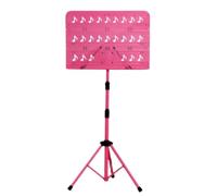 Atril Musica Atril De Partituras Plegable Atril For Partituras For Violín, Guitarra, Atril Ajustable For Estudiantes, Atril Elevador For Orquesta Soporte de Podio(Pink)