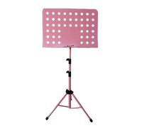 Atril Musica Atril De Partituras Profesional Esmerilado, Mesa De Partituras Plegable, Portátil, Elevable Y Resistente, Guzheng, Guitarra, Violín Soporte de Podio(Pink)