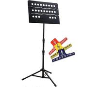 Atril Musica, Atril para Partituras, Atriles de música de doble propósito, soporte de música de altura ajustable, soportes de partituras de Metal plegables for el hogar, iglesia, concierto, soporte fo
