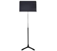Atril Musica Partituras Porta Libros Atril extra alto para partituras, Aluminio negro ligero, De pie en el suelo Compacto resistente Libros de viola de batería soporte de soporte, Altura ajustable