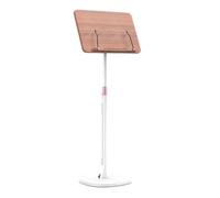 Atril Musica Soporte De Lectura Soporte De Pintura For Estudiantes Soporte De Música Retráctil Estante For Libros Soporte De Piso For Partituras De Piano Soporte de Podio(White,M)