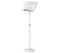 Atril para leer en la cama, soporte para libros de suelo para leer, soporte para portátil de altura ajustable, soporte para libros de manos libres con ángulo ajustable para libros de cocina, revistas