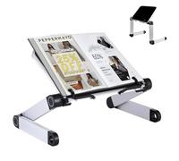 Atril para Libros - Altura Ajustable Atril Estudio con Brazos de Aluminio Duraderos, Atril Lectura Soporte Libros para Leer para Tapas Duras Gruesas, Recetas, Portátiles y iPad