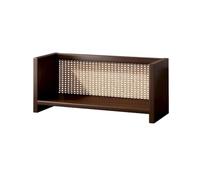 Atril para libros Estantería de escritorio de color nogal, estantes de almacenamiento de madera, organizador de almacenamiento apilable, for oficina, sala de estar y dormitorio Estantería(L60xW20xH25