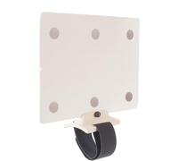 Atril portátil | ligero | Atril de banda para grupos de música y orquestas en muestras, con bandas elásticas ajustables, adecuado para guitarra, libro, director, piano y ukelele