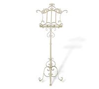 Atril soporte de música nostalgia caballete de hierro 170cm blanco estilo