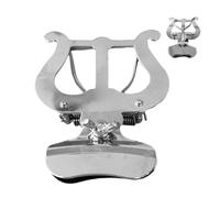Atriles para partituras Lyre - Piezas de repuesto de doble mecanismo para trombón y lira de marcha | Soporte para clip de música, abrazadera de marcha ajustable para trompeta