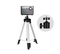 Atriles para proyectores Trípode for proyector de piso Soporte universal for proyector telescópico con bandeja Proyector de escritorio plegable Soporte de proyección de aleación de aluminio sin perfor