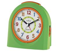 ATRIUM Despertador Cuarzo Analógico Verde/Naranja A921-3 sin Tic Tac con Luz Y