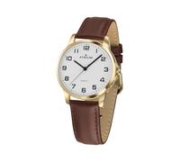 Atrium Reloj de pulsera analógico para mujer, cuarzo, extraclaro, con correa de piel, color marrón oscuro Terra A37-27, marrón oscuro, Clásico