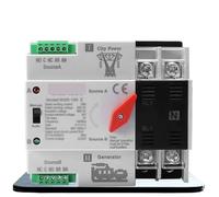 ATS 2P 63A 220V Interruptor de transferencia automática de doble potencia W2R-100(100A)