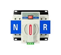 ATS Automatic Transfer Switch 2P 63A 220V 110V 50/60Hz Dual Power Manual Changeover Switch Miniature Circuit Breaker(2P 63A 220V)