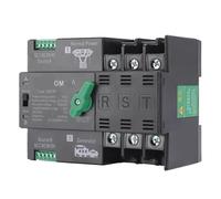 ATS Electrical Selector Switches Dual Power Automatic Transfer Switch Rail 2P 3P 4P Uninterrupted Power 63A 100A 220v 50/60(3,220V 63A)
