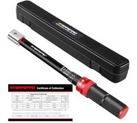 ATsafepro Llave dinamométrica ajustable de 5 a 60 Nm, llave dinamométrica de extremo abierto de 9 x 12 mm, llave dinamométrica intercambiable para HVAC Mini Split, sistema de refrigeración,