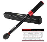 ATsafepro Llave dinamométrica automática de 3/8 pulgadas, 5-60 Nm, doble dirección ajustable, 72 dientes, llave dinamométrica tipo clic, para mantenimiento de bicicletas y motocicletas