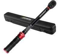 ATsafepro Llave dinamométrica de 1/2 pulgada, llave dinamométrica de coche de 20-230 Nm, llave de rueda de automóvil ajustable de doble dirección de 72 dientes para mantenimiento de automóviles, ± 3%