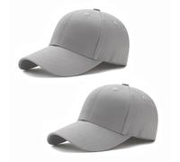 ATSNOSH 2 Piezas Gorra de Béisbol para Mujer/Hombre, Gorro Deportivo, Ajustable Sombrero para el Sol de Verano Estilo Deportes Clásicos Gorra con Visera, Sombrero Exterior