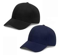 ATSNOSH 2 Piezas Gorra de Béisbol para Mujer/Hombre, Gorro Deportivo, Ajustable Sombrero para el Sol de Verano Estilo Deportes Clásicos Gorra con Visera, Sombrero Exterior